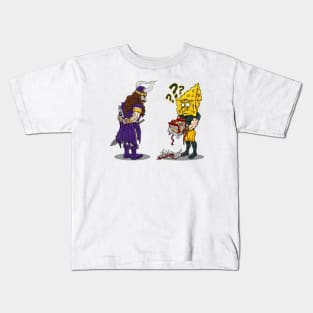 Minnesota Vikings Fans - Kings of the North vs Cheesy Dinner Guests Kids T-Shirt